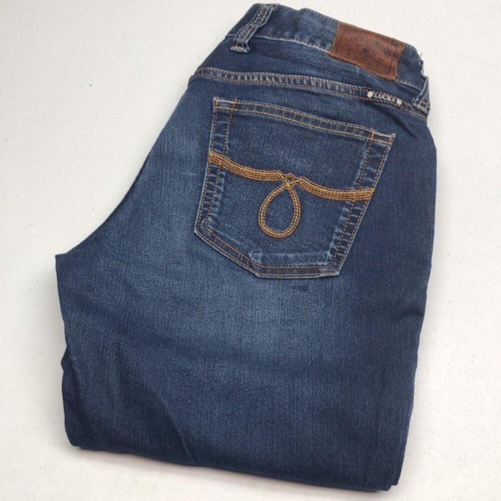 LIKE NEW VINTAGE LUCKY BRAND LOLA BOOT JEANS 6/28x30 ☘️